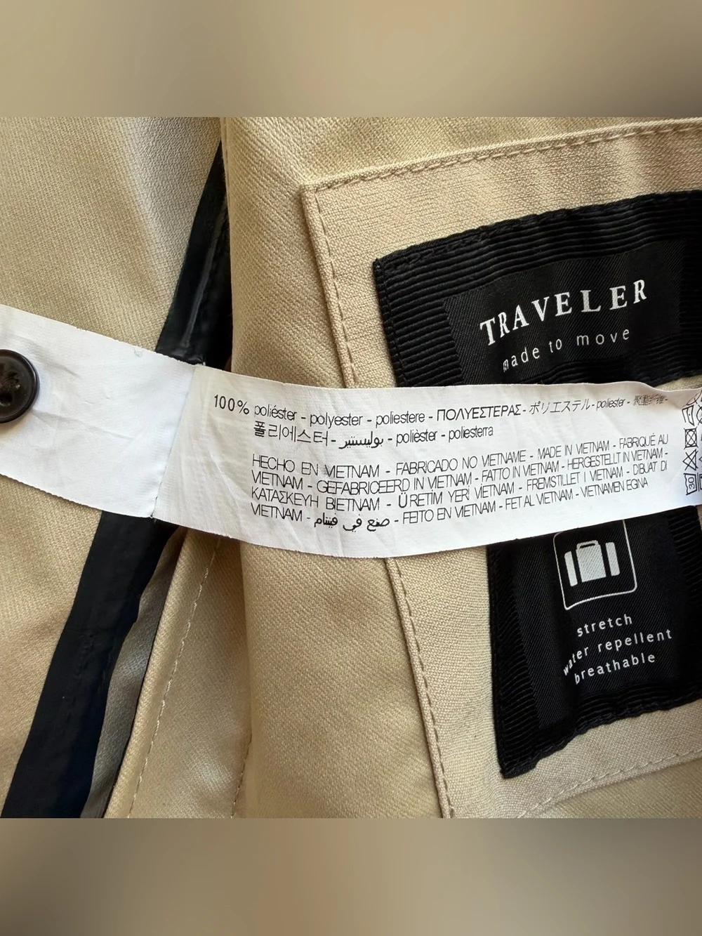 Zara tailored tan